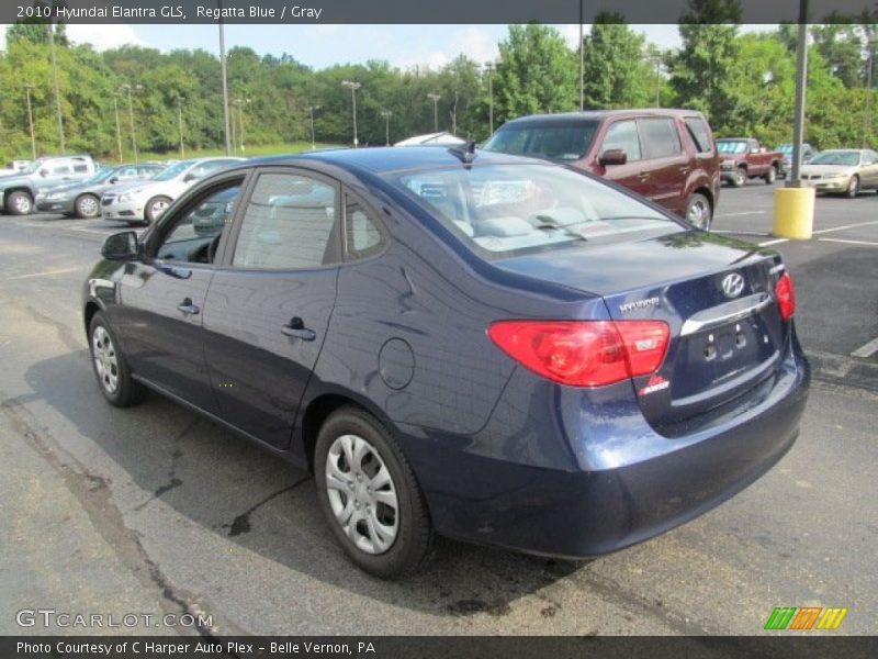 Regatta Blue / Gray 2010 Hyundai Elantra GLS