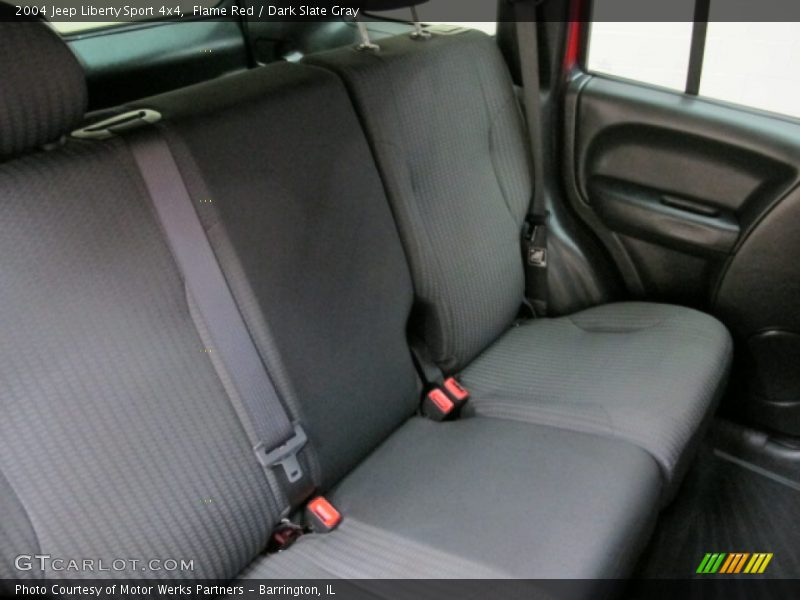 Flame Red / Dark Slate Gray 2004 Jeep Liberty Sport 4x4