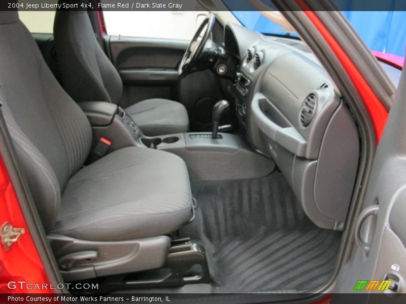 Flame Red / Dark Slate Gray 2004 Jeep Liberty Sport 4x4