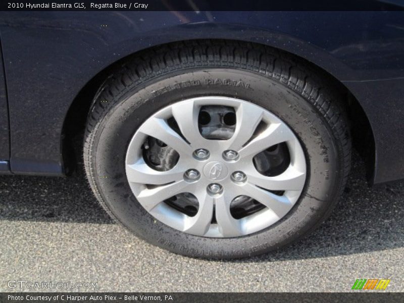 Regatta Blue / Gray 2010 Hyundai Elantra GLS