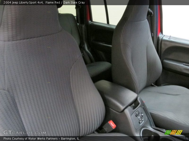 Flame Red / Dark Slate Gray 2004 Jeep Liberty Sport 4x4