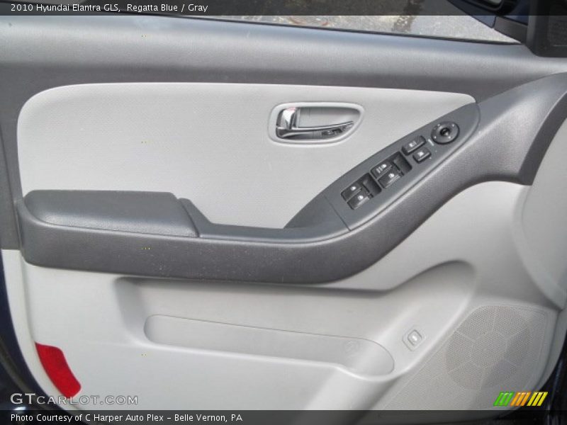 Regatta Blue / Gray 2010 Hyundai Elantra GLS