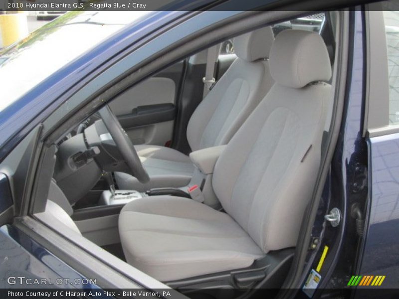 Regatta Blue / Gray 2010 Hyundai Elantra GLS