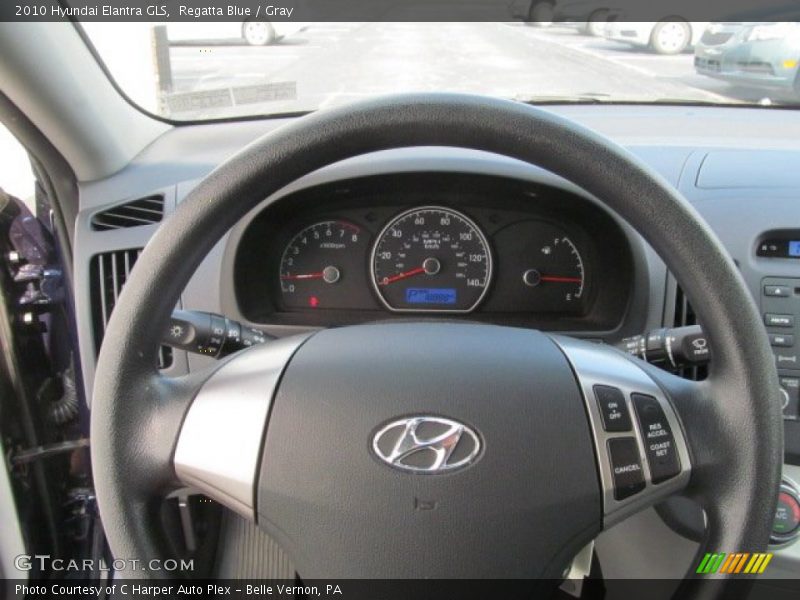 Regatta Blue / Gray 2010 Hyundai Elantra GLS