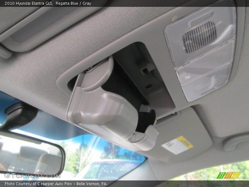 Regatta Blue / Gray 2010 Hyundai Elantra GLS