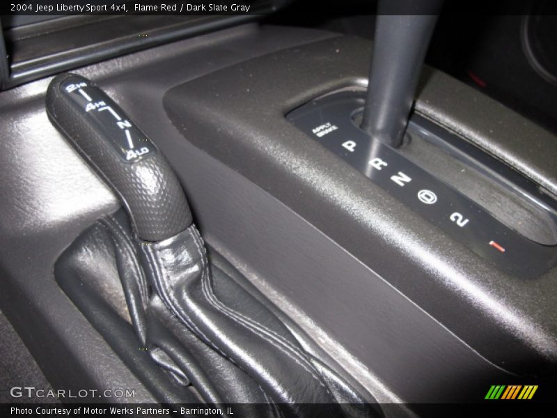 Flame Red / Dark Slate Gray 2004 Jeep Liberty Sport 4x4