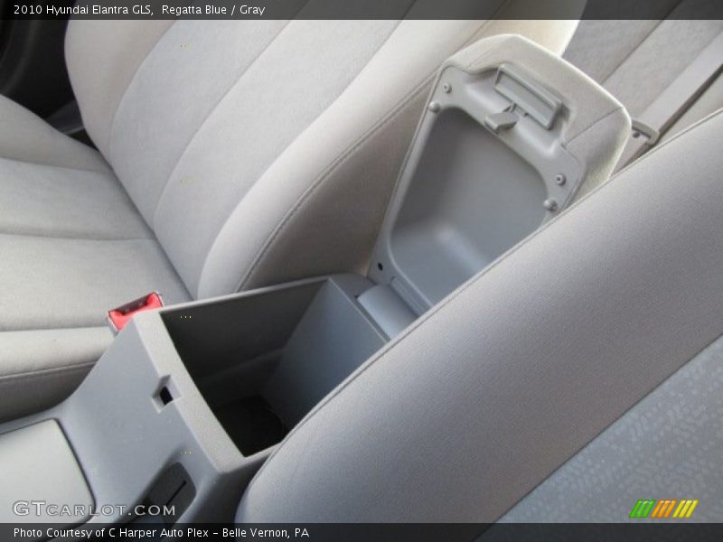 Regatta Blue / Gray 2010 Hyundai Elantra GLS