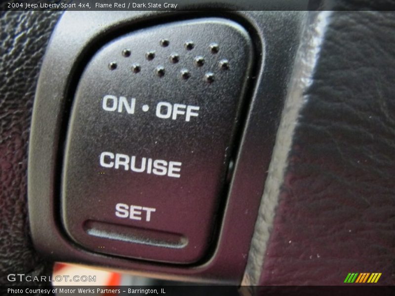 Flame Red / Dark Slate Gray 2004 Jeep Liberty Sport 4x4