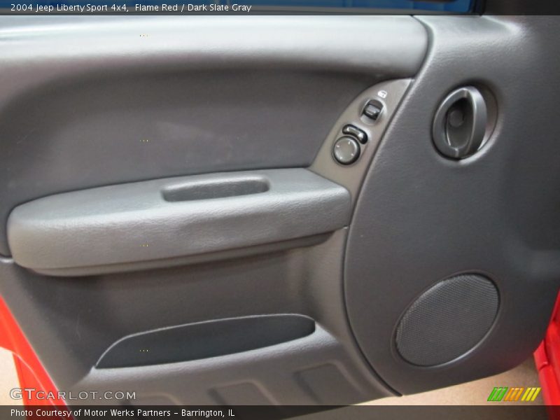 Flame Red / Dark Slate Gray 2004 Jeep Liberty Sport 4x4