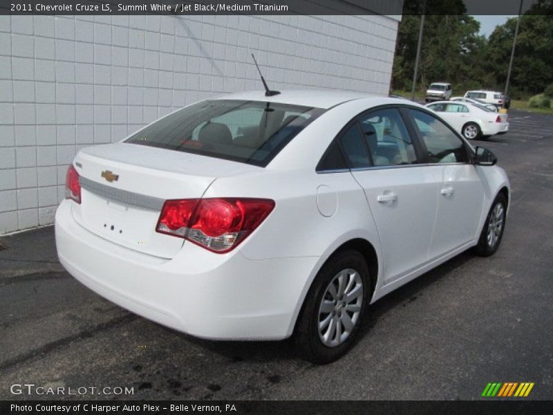Summit White / Jet Black/Medium Titanium 2011 Chevrolet Cruze LS