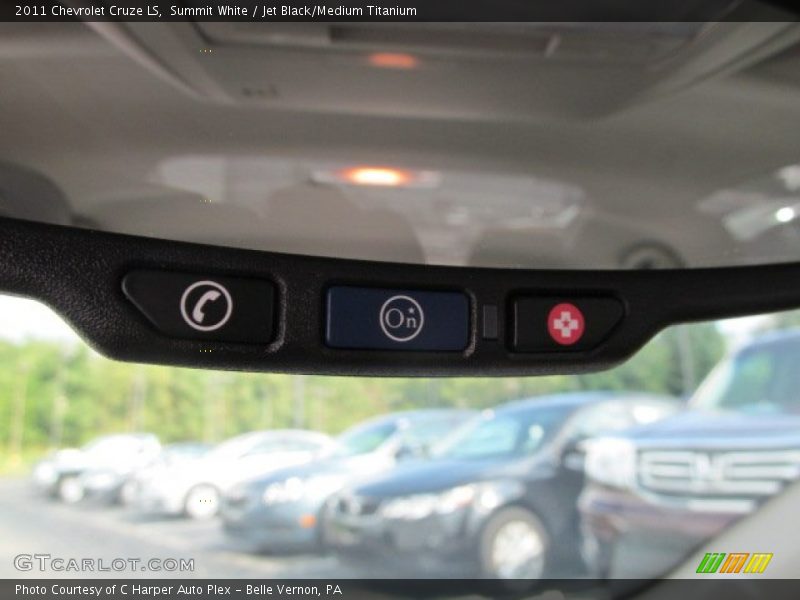 Summit White / Jet Black/Medium Titanium 2011 Chevrolet Cruze LS