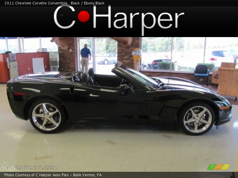 Black / Ebony Black 2011 Chevrolet Corvette Convertible