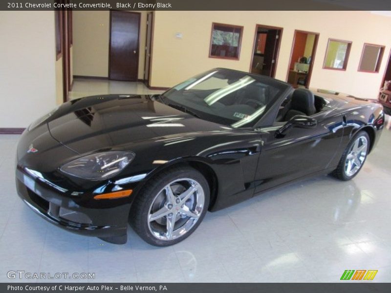 Black / Ebony Black 2011 Chevrolet Corvette Convertible