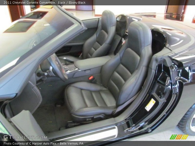 Front Seat of 2011 Corvette Convertible