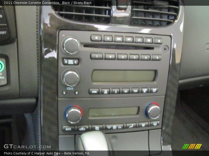 Controls of 2011 Corvette Convertible