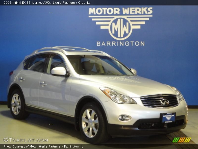 Liquid Platinum / Graphite 2008 Infiniti EX 35 Journey AWD