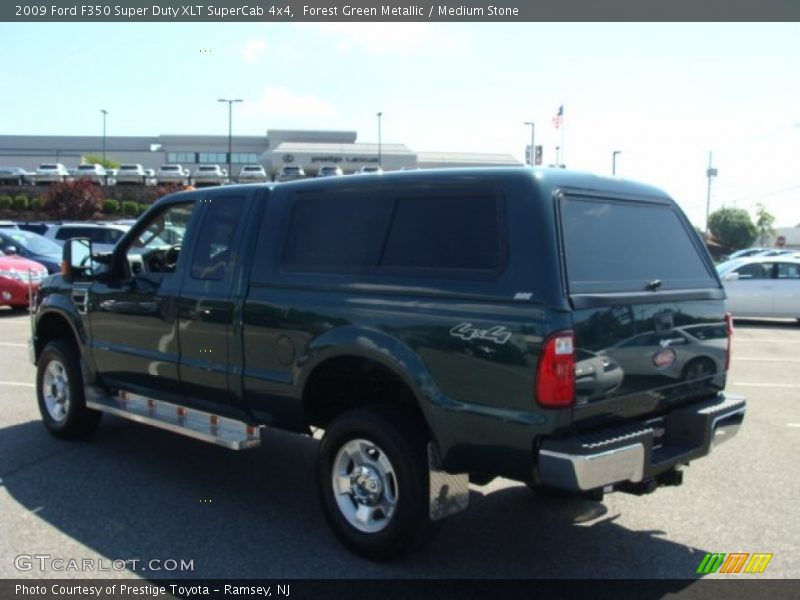 Forest Green Metallic / Medium Stone 2009 Ford F350 Super Duty XLT SuperCab 4x4