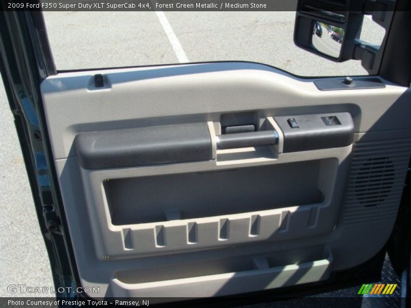 Forest Green Metallic / Medium Stone 2009 Ford F350 Super Duty XLT SuperCab 4x4