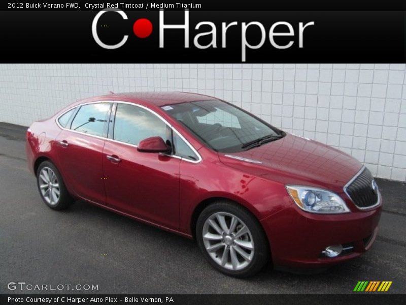 Crystal Red Tintcoat / Medium Titanium 2012 Buick Verano FWD