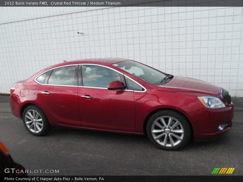 Crystal Red Tintcoat / Medium Titanium 2012 Buick Verano FWD
