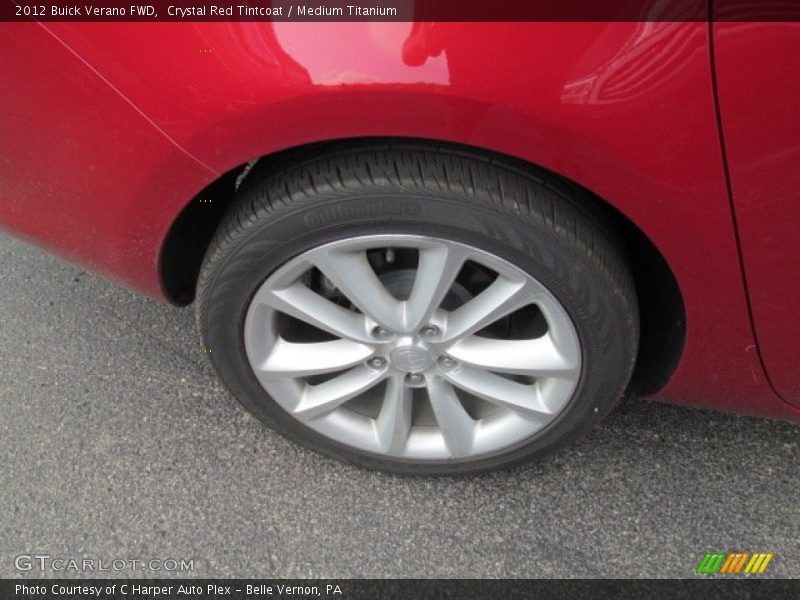 Crystal Red Tintcoat / Medium Titanium 2012 Buick Verano FWD