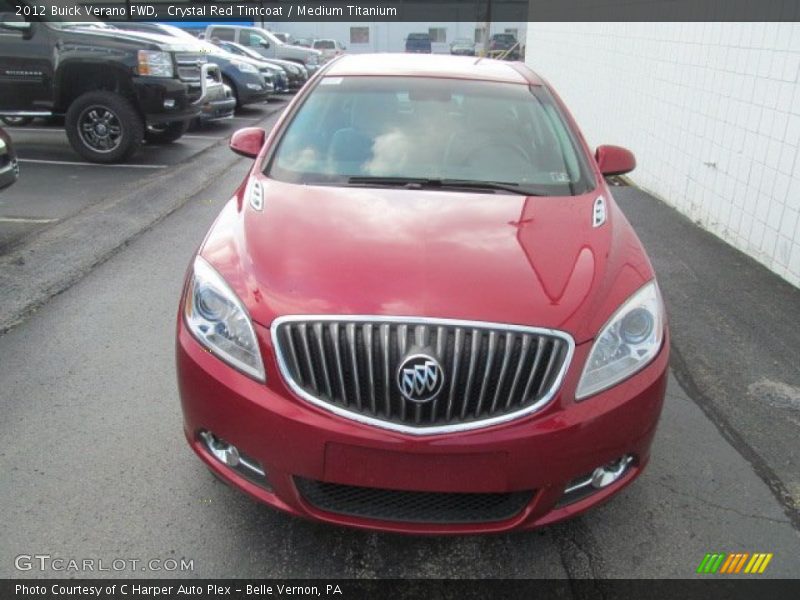 Crystal Red Tintcoat / Medium Titanium 2012 Buick Verano FWD