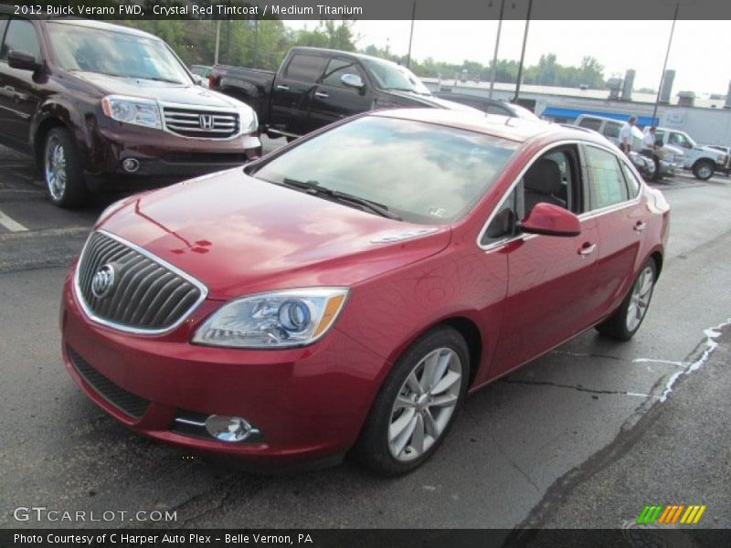 Crystal Red Tintcoat / Medium Titanium 2012 Buick Verano FWD
