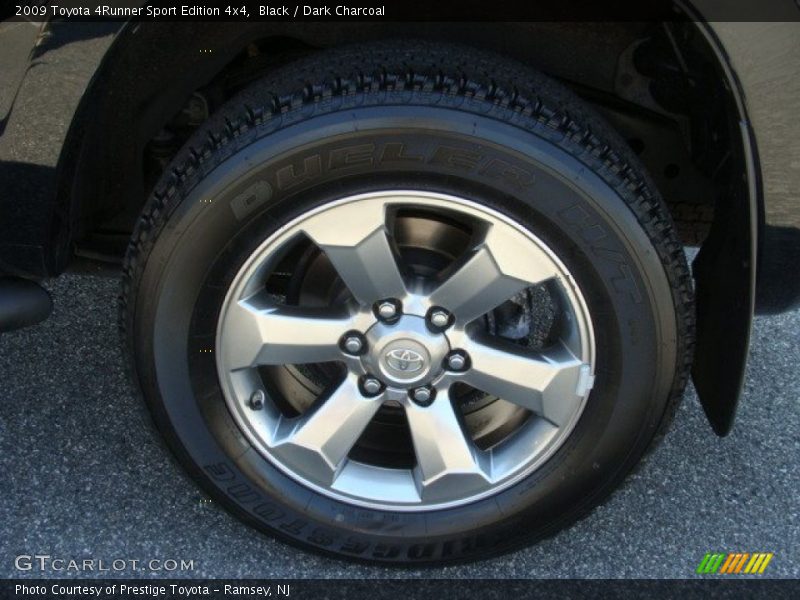 Black / Dark Charcoal 2009 Toyota 4Runner Sport Edition 4x4