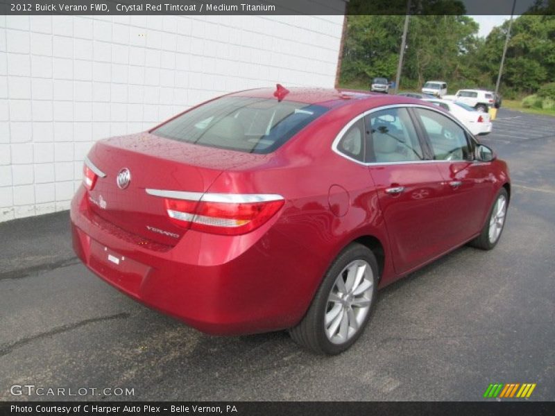 Crystal Red Tintcoat / Medium Titanium 2012 Buick Verano FWD