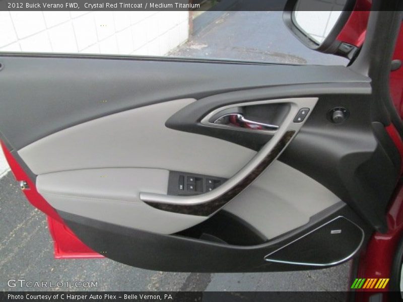 Crystal Red Tintcoat / Medium Titanium 2012 Buick Verano FWD