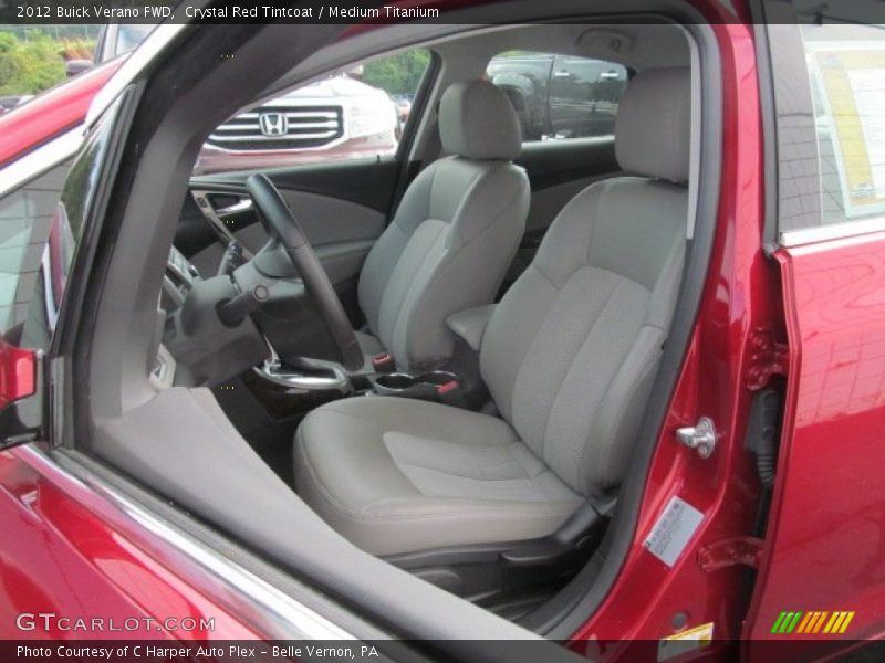 Crystal Red Tintcoat / Medium Titanium 2012 Buick Verano FWD
