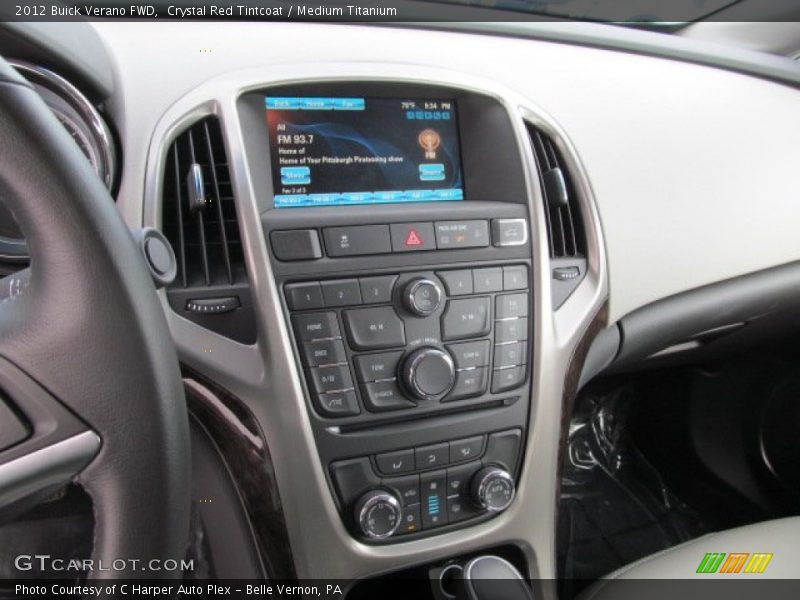 Crystal Red Tintcoat / Medium Titanium 2012 Buick Verano FWD