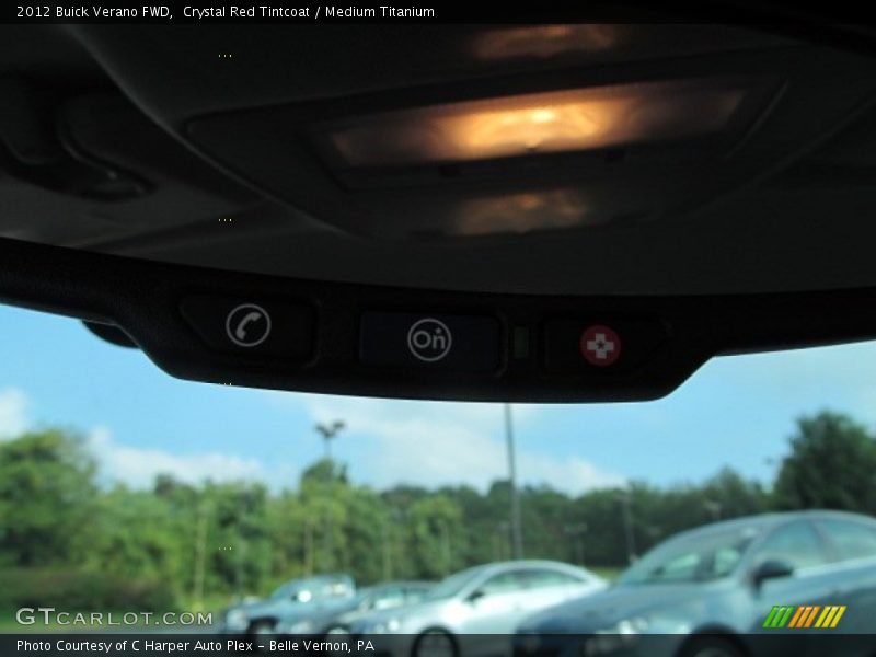 Crystal Red Tintcoat / Medium Titanium 2012 Buick Verano FWD
