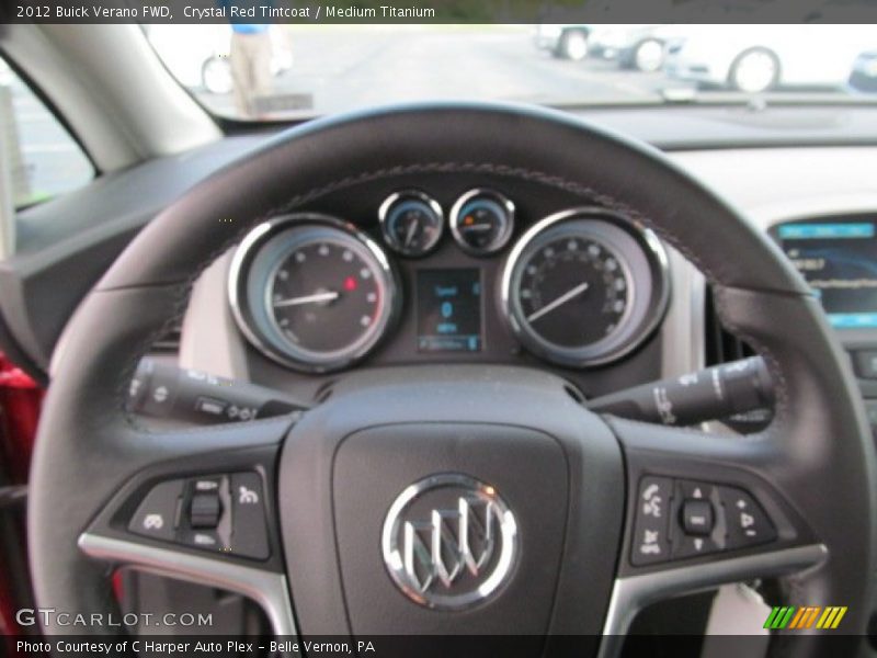 Crystal Red Tintcoat / Medium Titanium 2012 Buick Verano FWD