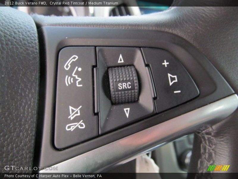 Crystal Red Tintcoat / Medium Titanium 2012 Buick Verano FWD