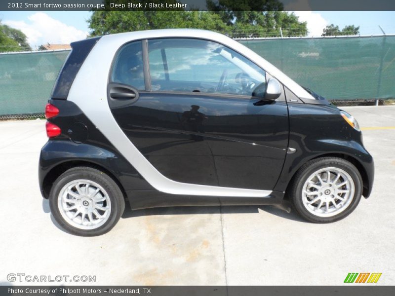 Deep Black / Black Leather 2012 Smart fortwo passion coupe