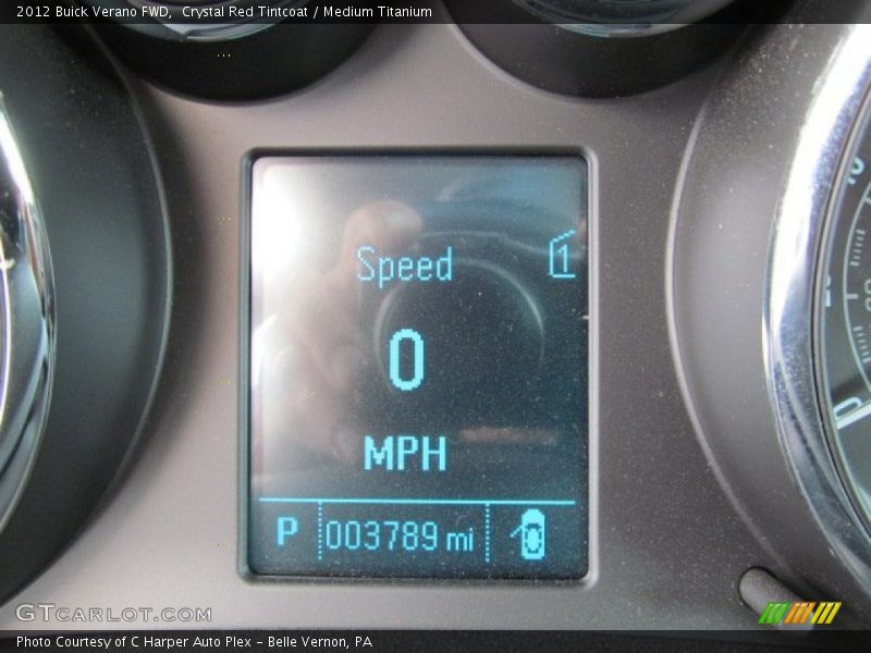 Crystal Red Tintcoat / Medium Titanium 2012 Buick Verano FWD