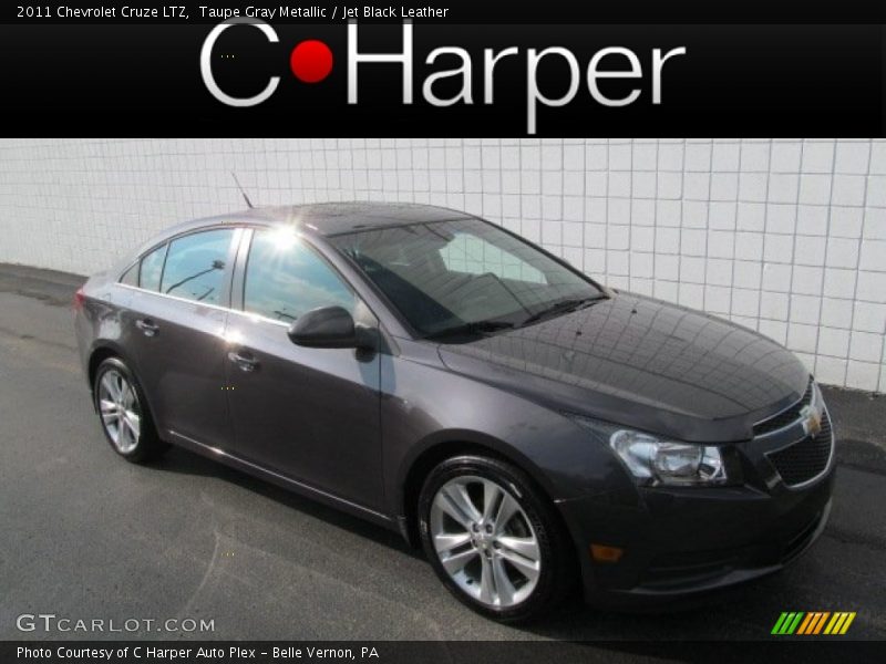 Taupe Gray Metallic / Jet Black Leather 2011 Chevrolet Cruze LTZ