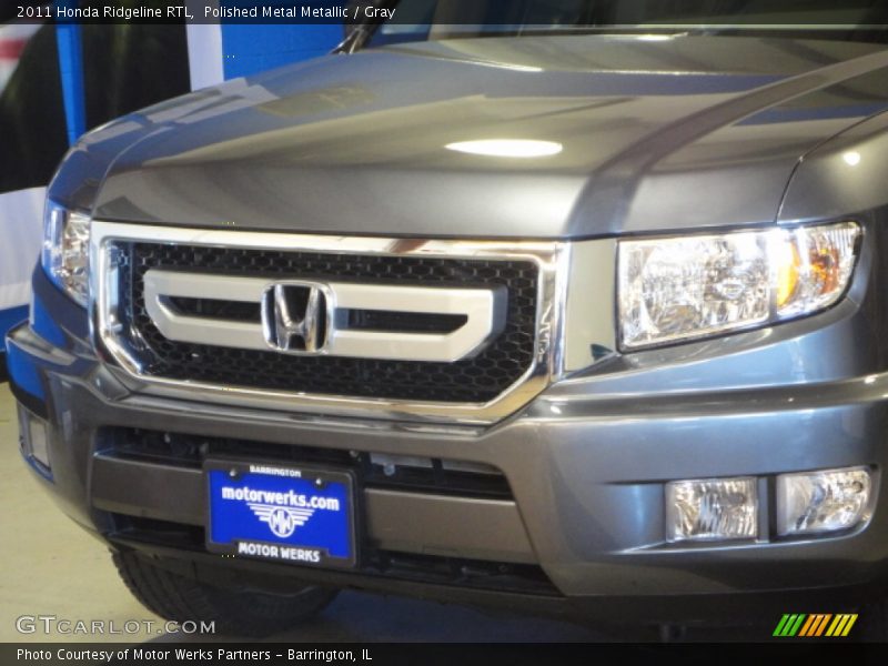 Polished Metal Metallic / Gray 2011 Honda Ridgeline RTL