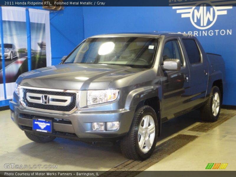 Polished Metal Metallic / Gray 2011 Honda Ridgeline RTL