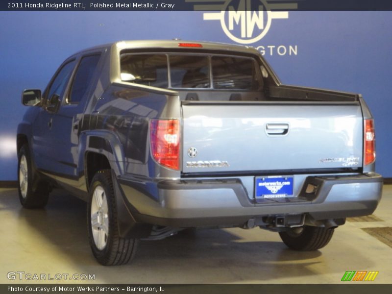 Polished Metal Metallic / Gray 2011 Honda Ridgeline RTL