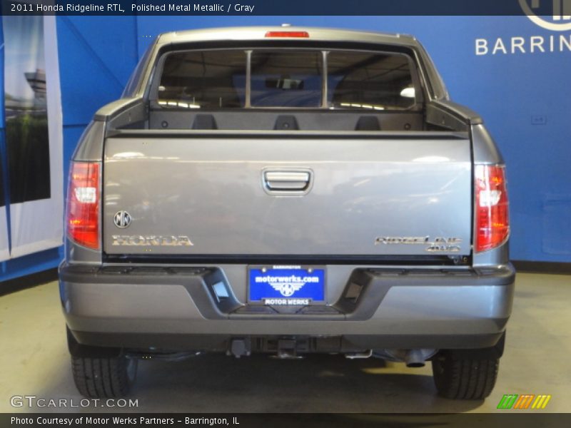 Polished Metal Metallic / Gray 2011 Honda Ridgeline RTL