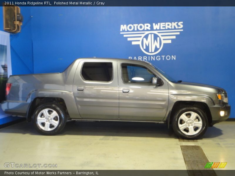 Polished Metal Metallic / Gray 2011 Honda Ridgeline RTL