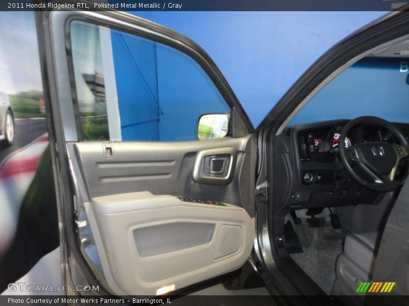 Polished Metal Metallic / Gray 2011 Honda Ridgeline RTL