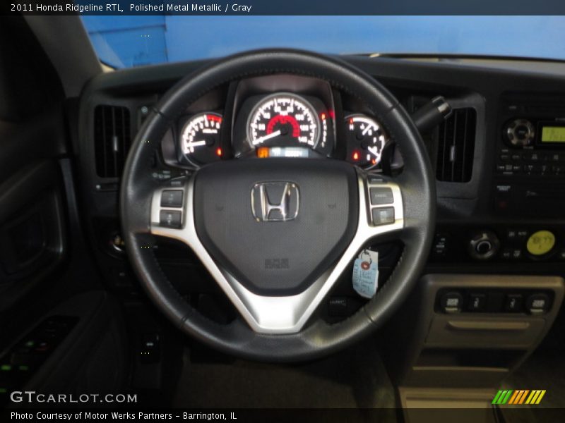 Polished Metal Metallic / Gray 2011 Honda Ridgeline RTL