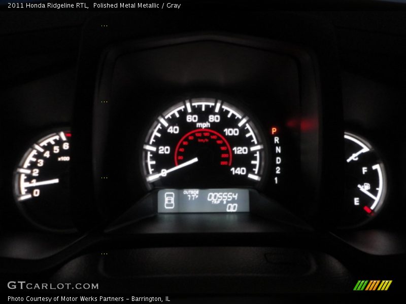 Polished Metal Metallic / Gray 2011 Honda Ridgeline RTL