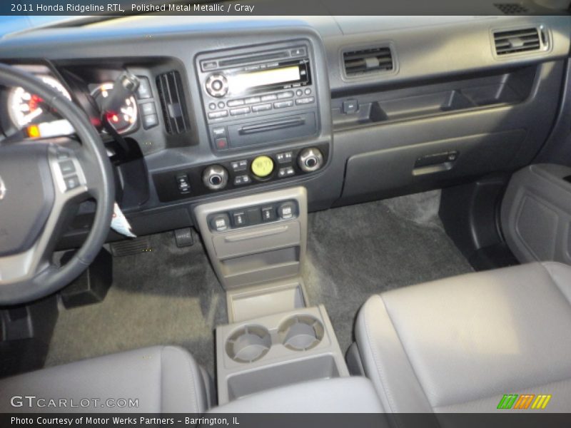Polished Metal Metallic / Gray 2011 Honda Ridgeline RTL