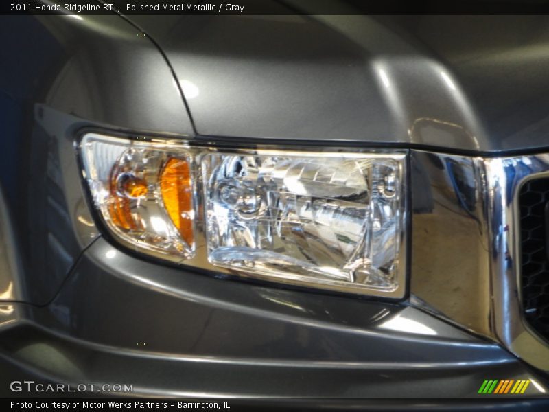 Polished Metal Metallic / Gray 2011 Honda Ridgeline RTL