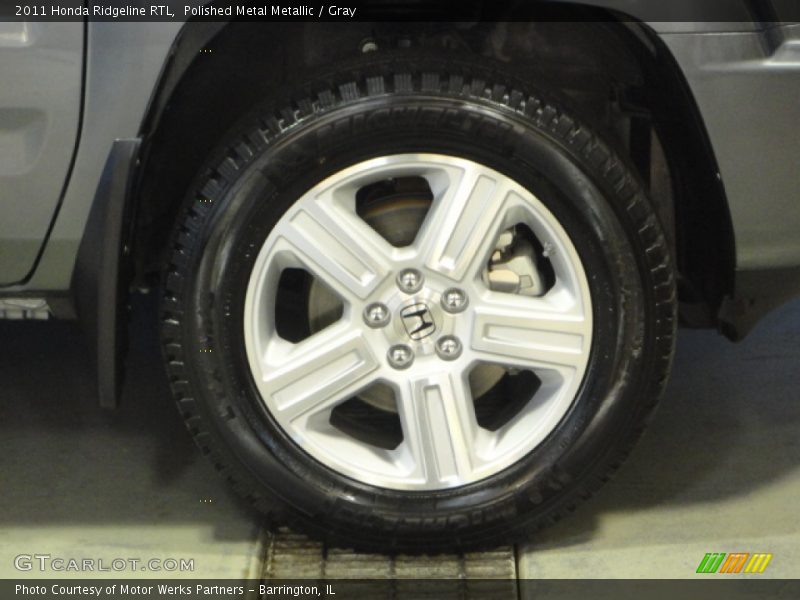 Polished Metal Metallic / Gray 2011 Honda Ridgeline RTL