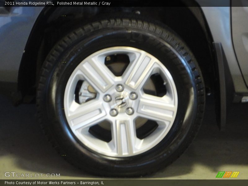 Polished Metal Metallic / Gray 2011 Honda Ridgeline RTL